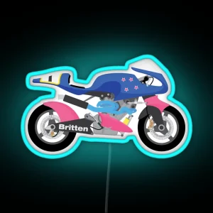 Britten V1000 Superbike RGB Neon Sign