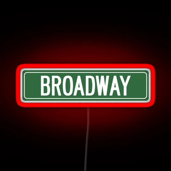 BROADWAY NYC RGB Neon Sign