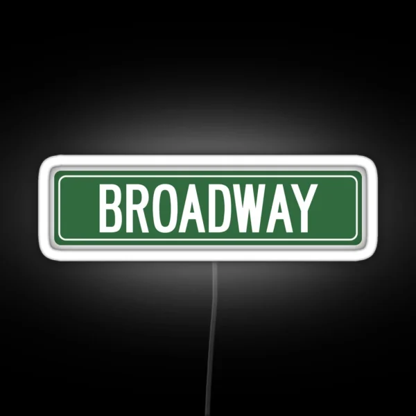BROADWAY NYC RGB Neon Sign