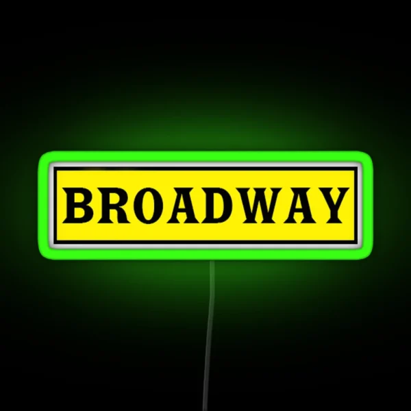 Broadway RGB Neon Sign