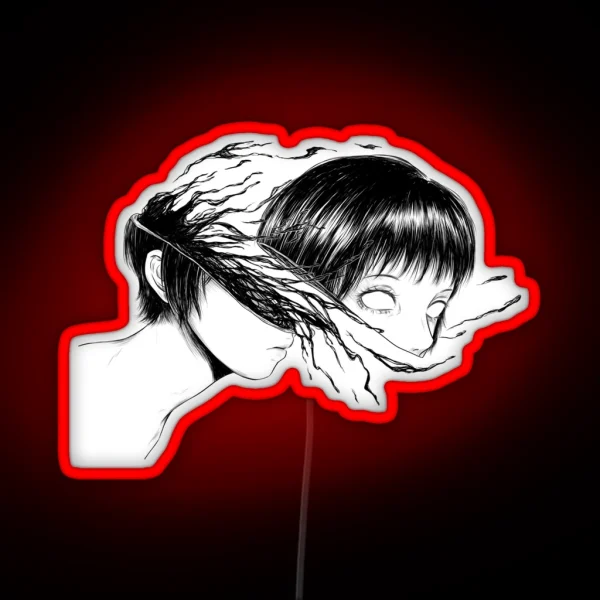 Broken Head RGB Neon Sign