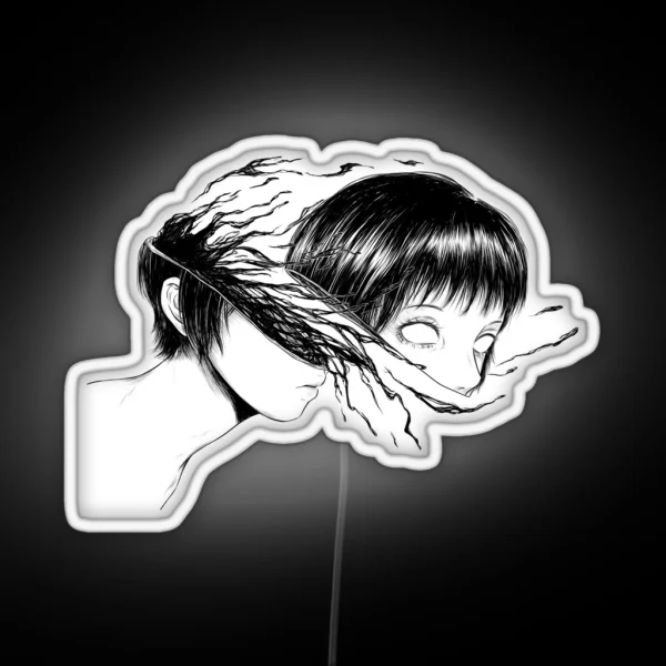 Broken Head RGB Neon Sign