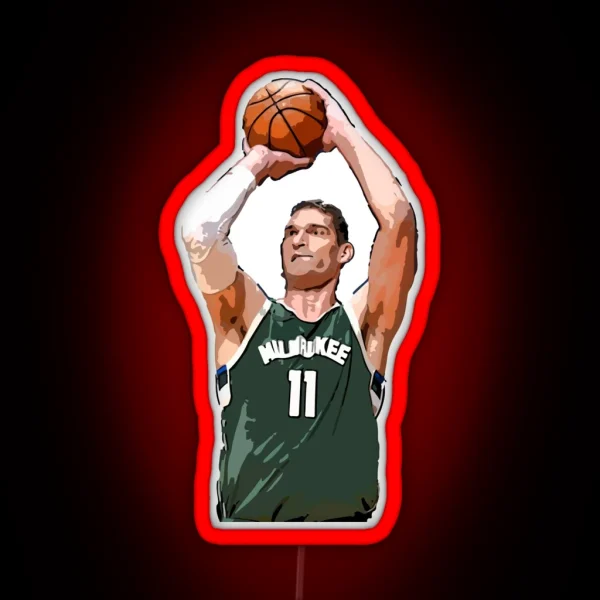 Brook Lopez RGB Neon Sign