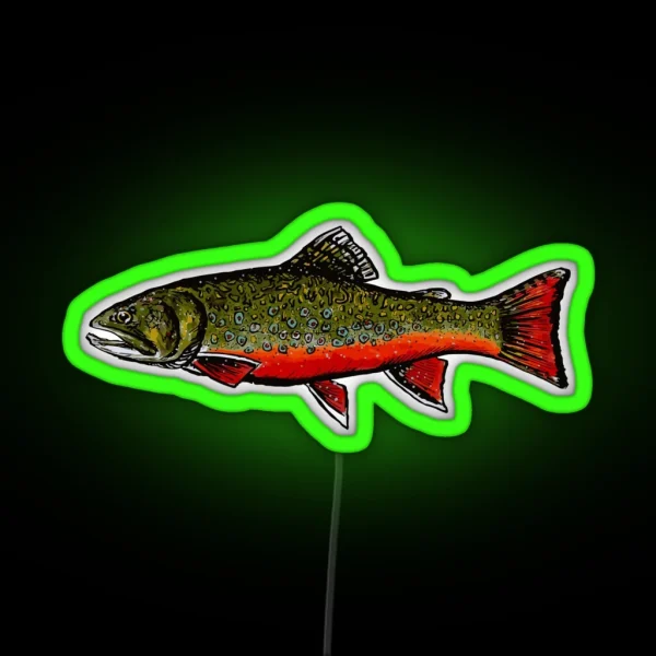 Brook Trout RGB Neon Sign