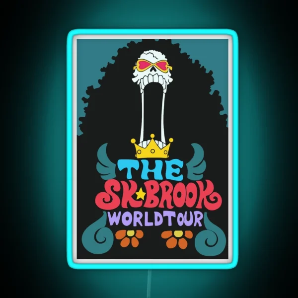 Brook World Tour RGB Neon Sign