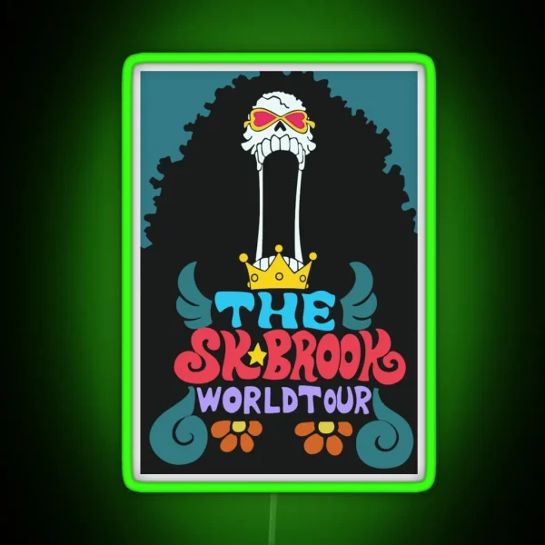 Brook World Tour RGB Neon Sign