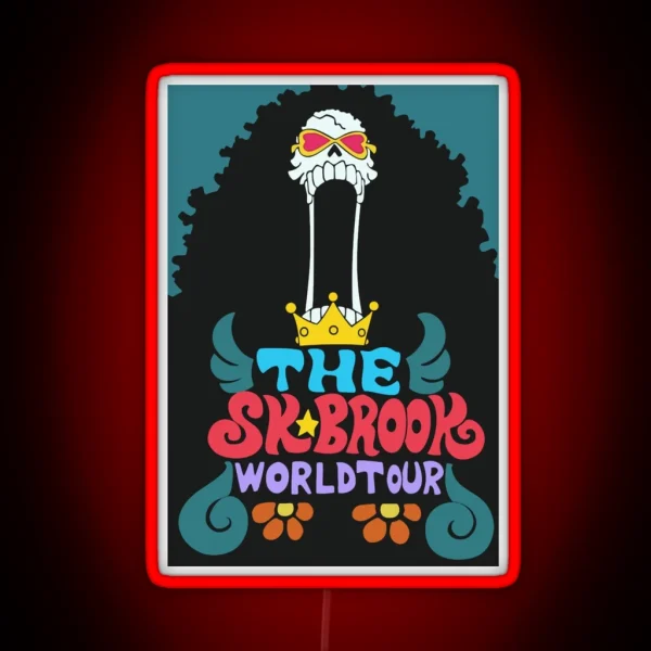 Brook World Tour RGB Neon Sign