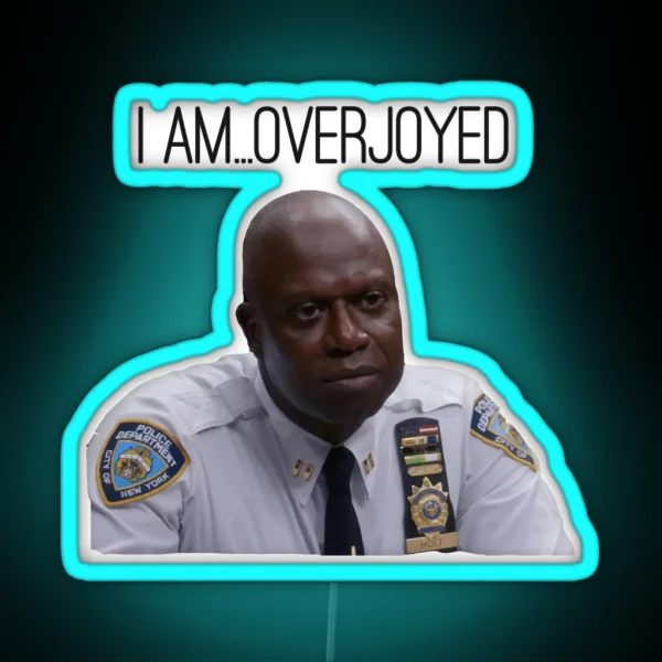 Brooklyn 99 Holt Emotions RGB Neon Sign