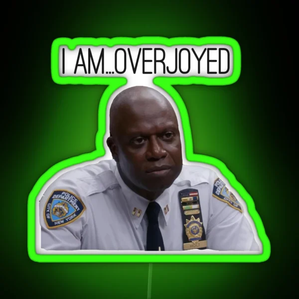 Brooklyn 99 Holt Emotions RGB Neon Sign