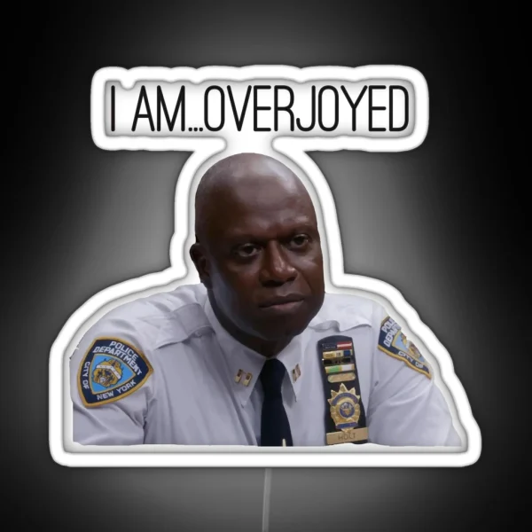 Brooklyn 99 Holt Emotions RGB Neon Sign