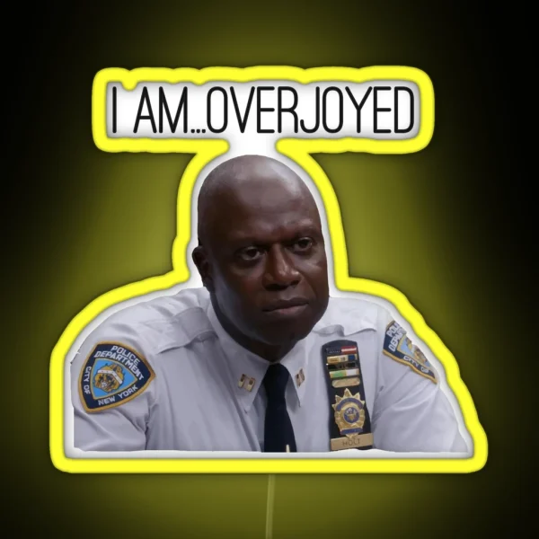 Brooklyn 99 Holt Emotions RGB Neon Sign