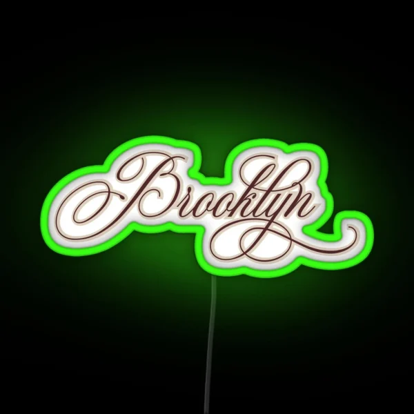 Brooklyn RGB Neon Sign