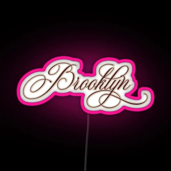 Brooklyn RGB Neon Sign