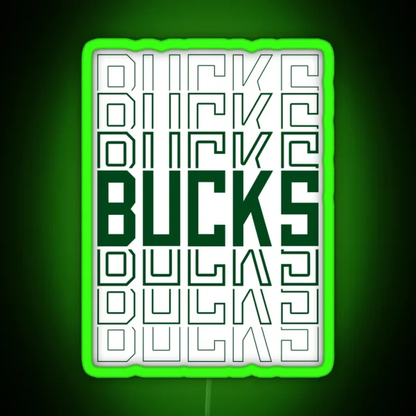 Brown Bucks RGB Neon Sign