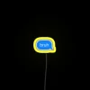 Customizable Color Changing RGB Neon Sign with Programmable LED Canvas Display