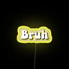 RGB Yellow LED Neon Sign in Bright Colorful Display Options