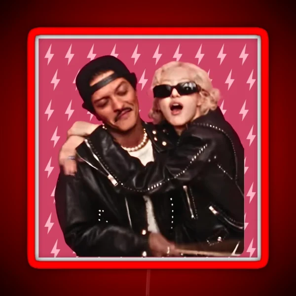 Bruno Mars And Rose Apt RGB Neon Sign