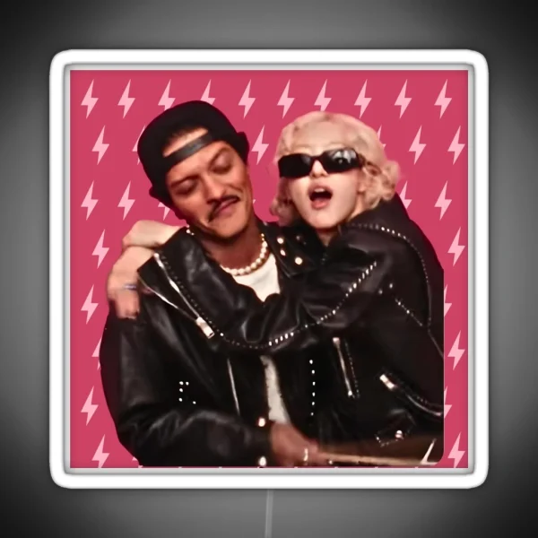 Bruno Mars And Rose Apt RGB Neon Sign