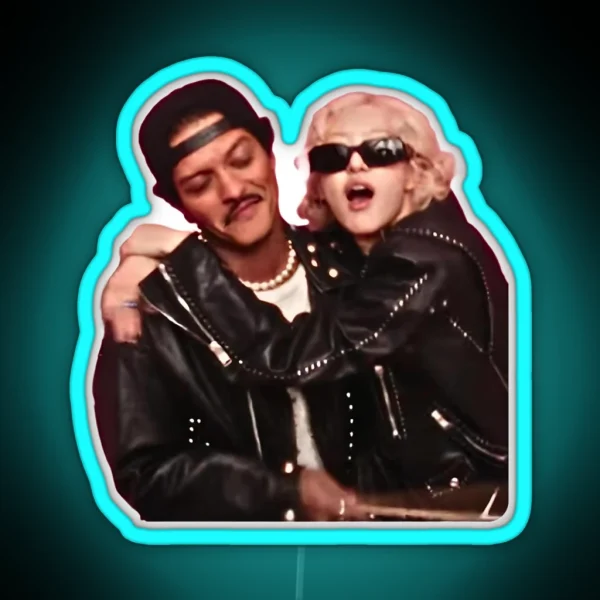 Bruno Mars And Rose Apt RGB Neon Sign