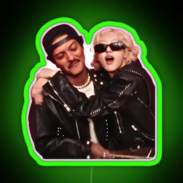 Bruno Mars And Rose Apt RGB Neon Sign