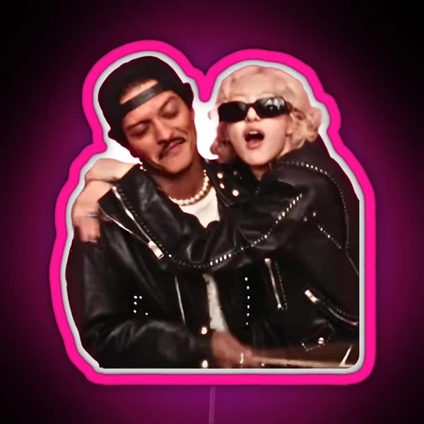 Bruno Mars And Rose Apt RGB Neon Sign