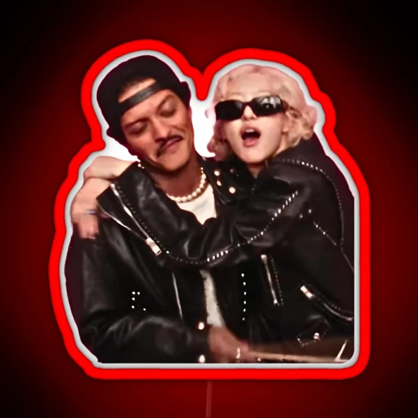 Bruno Mars And Rose Apt RGB Neon Sign