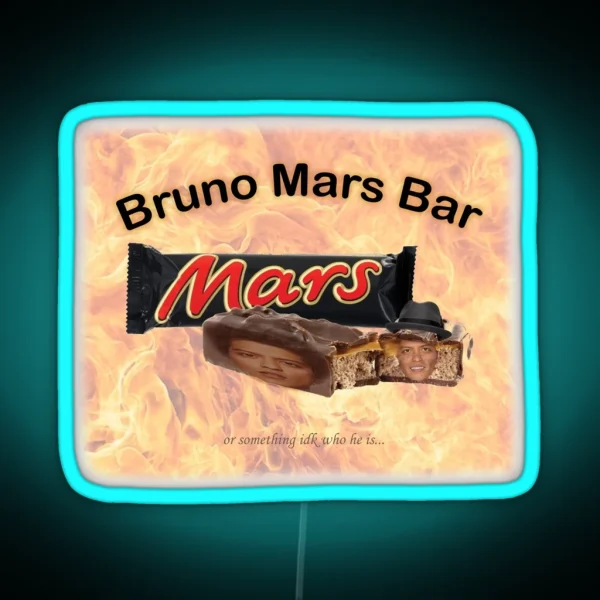 Bruno Mars Bar RGB Neon Sign