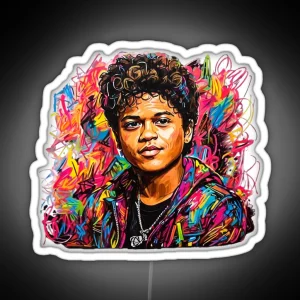 Bruno Mars Led RGB Neon Sign