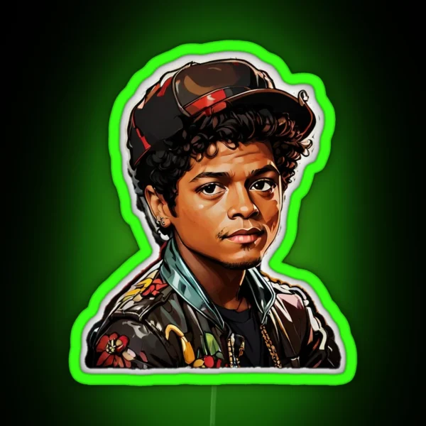 Bruno Mars Led RGB Neon Sign