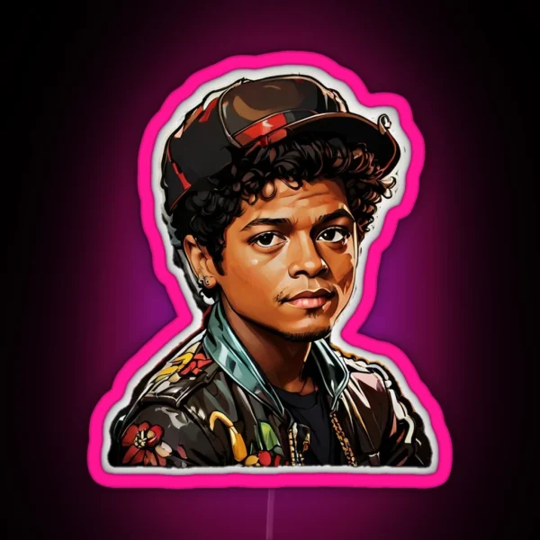 Bruno Mars Led RGB Neon Sign