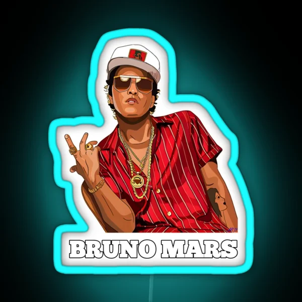 Bruno Mars RGB Neon Sign