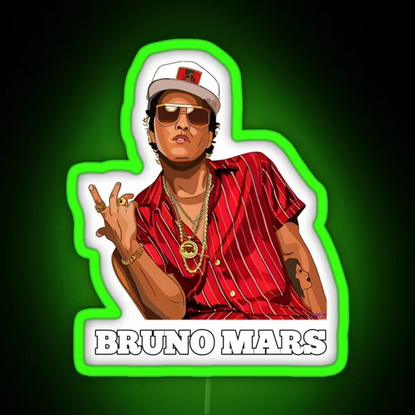Bruno Mars RGB Neon Sign