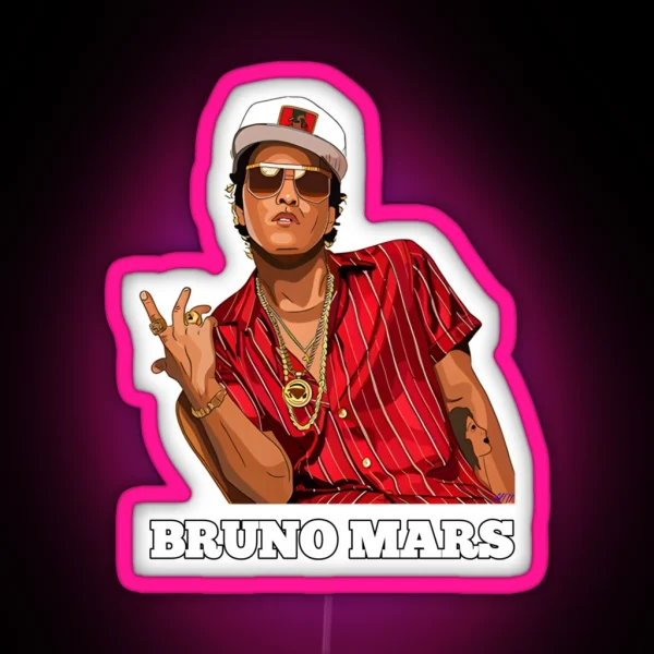 Bruno Mars RGB Neon Sign