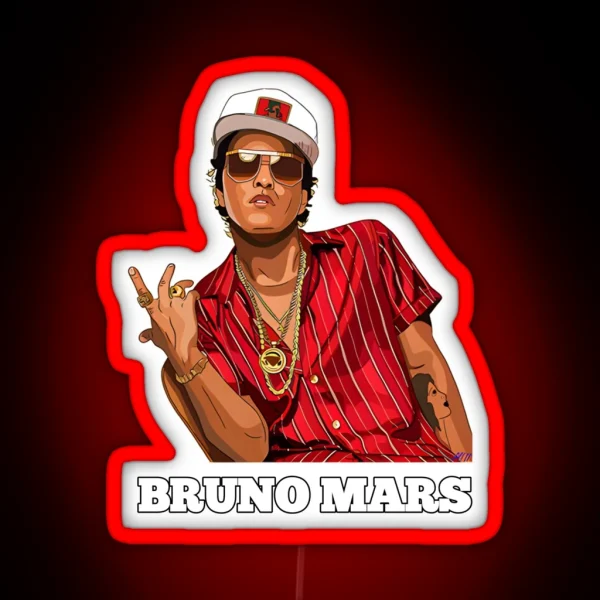 Bruno Mars RGB Neon Sign
