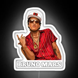 Bruno Mars RGB Neon Sign