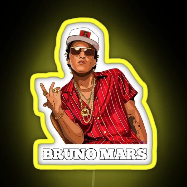 Bruno Mars RGB Neon Sign