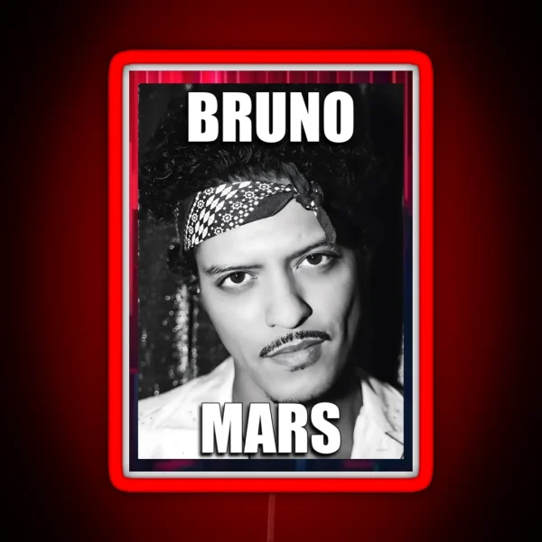 Bruno Mars RGB Neon Sign