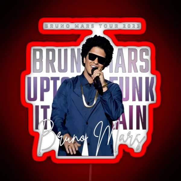 Bruno Mars RGB Neon Sign