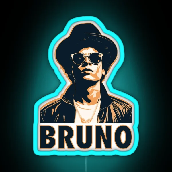 Bruno Mars RGB Neon Sign