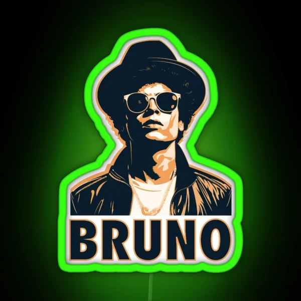 Bruno Mars RGB Neon Sign