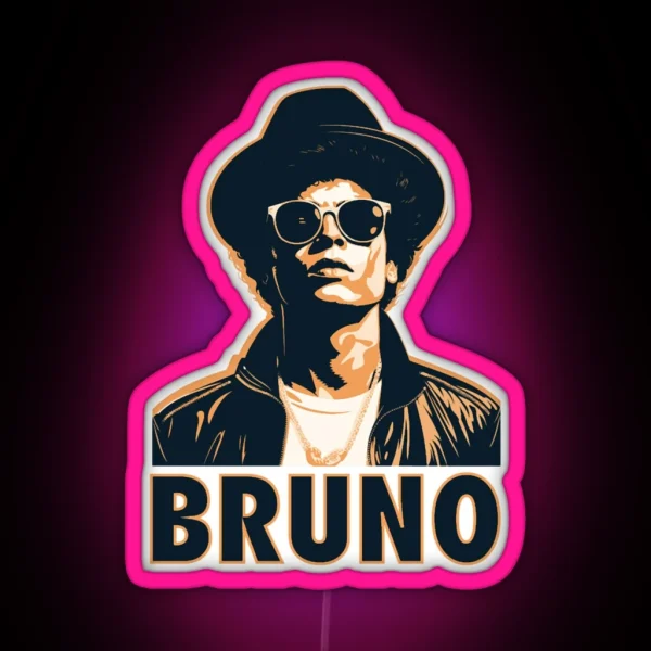 Bruno Mars RGB Neon Sign