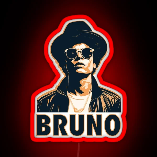 Bruno Mars RGB Neon Sign