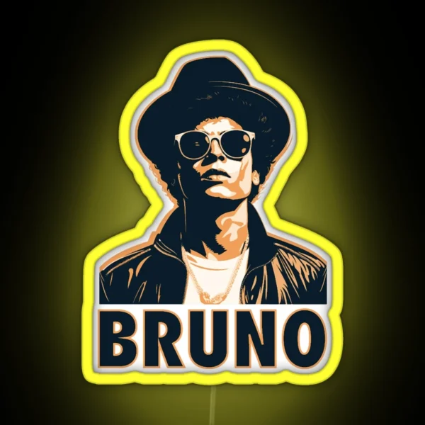 Bruno Mars RGB Neon Sign
