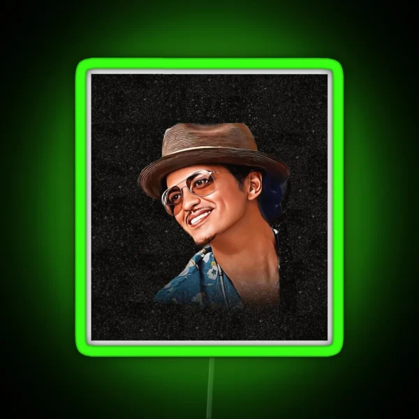 Bruno Mars RGB Neon Sign