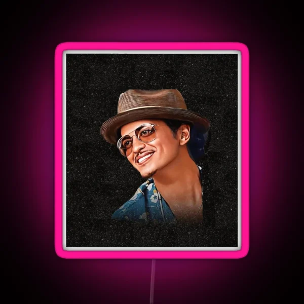 Bruno Mars RGB Neon Sign