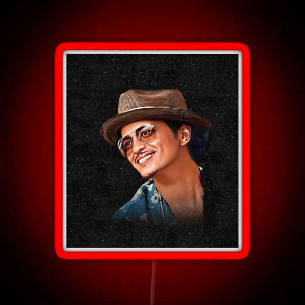 Bruno Mars RGB Neon Sign