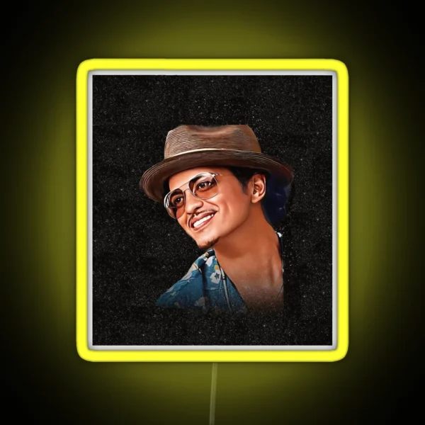 Bruno Mars RGB Neon Sign