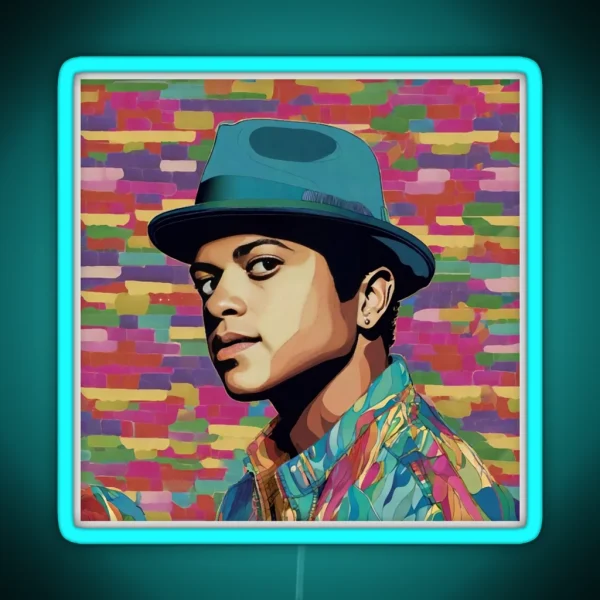 Bruno Mars RGB Neon Sign