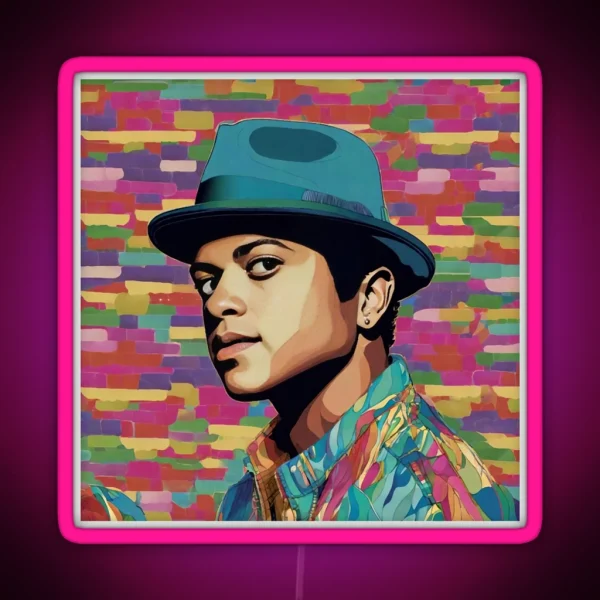 Bruno Mars RGB Neon Sign