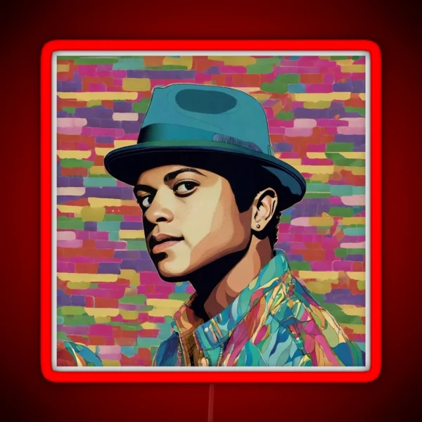 Bruno Mars RGB Neon Sign